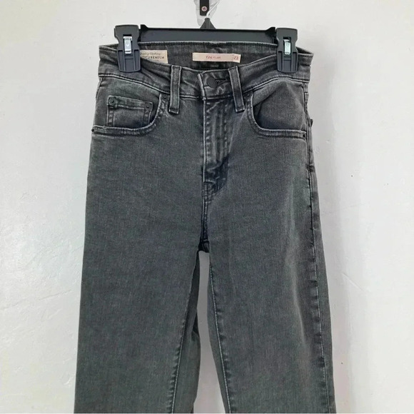 Levi’s 726 HIGH RISE FLARE WOMEN'S JEANS DARK WASH SIZE 23 - Picture 5 of 15
